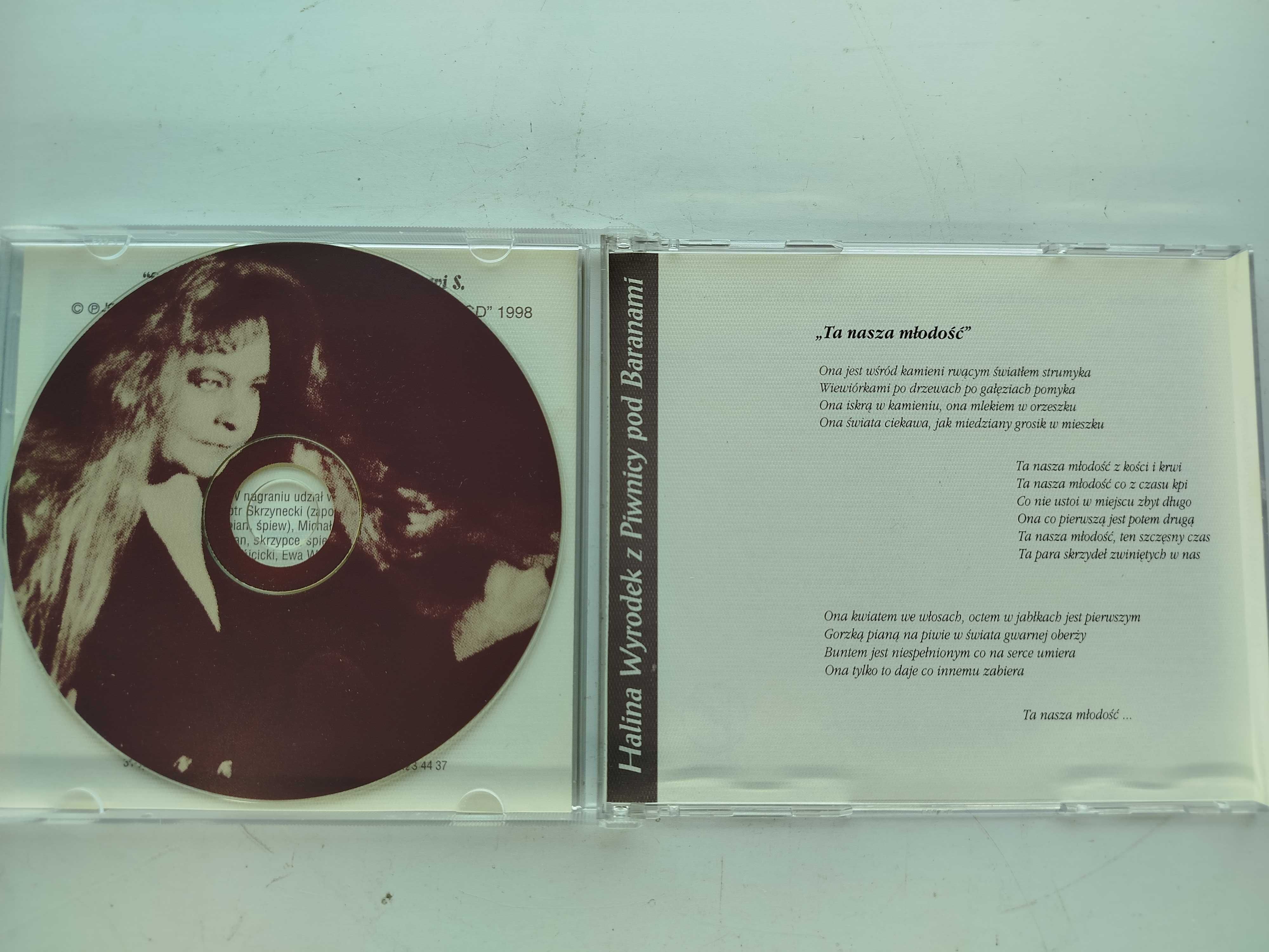 Halina Wyrodek ta nasza młodość CD piwnica pod baranami Unikat