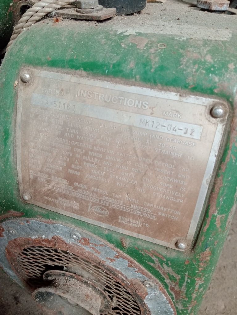Motor de rega antigo