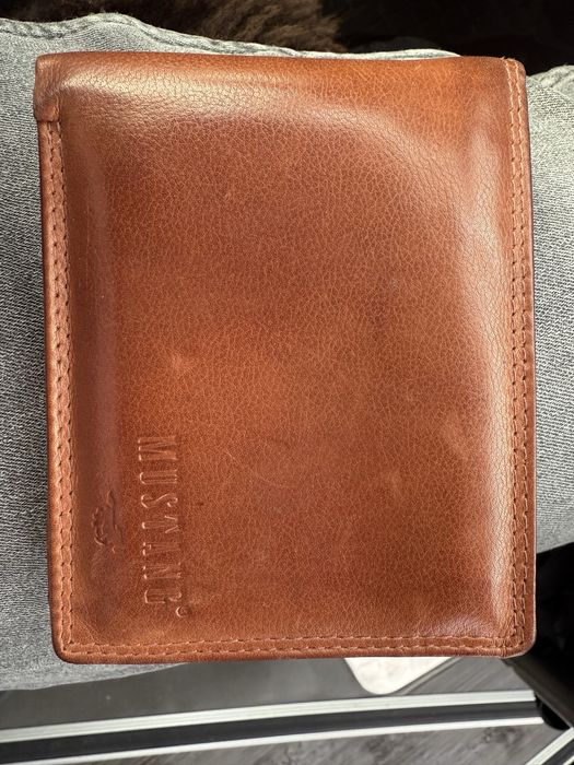 Portfel meski mustang skora naturalna