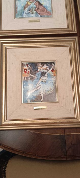 6 Quadros esmaltados da Galeria de arte El Greco