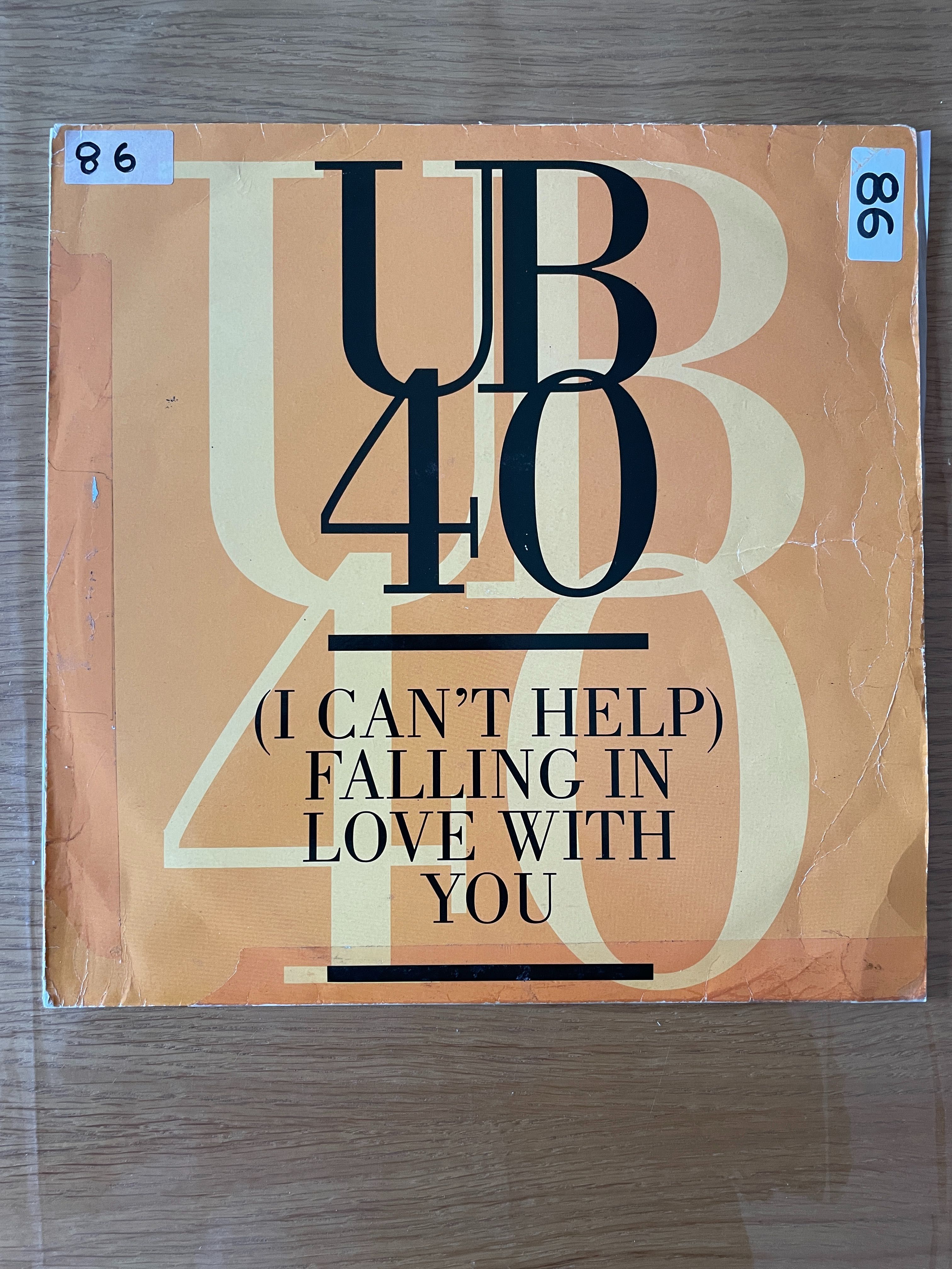 UB40 I can't help falling in Love with You Maxi Single 12"