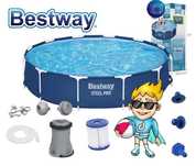 Basen stelażowy  Bestway 3,66 x 0,76 m + pompa + filtr 366/76 cm  NOWY