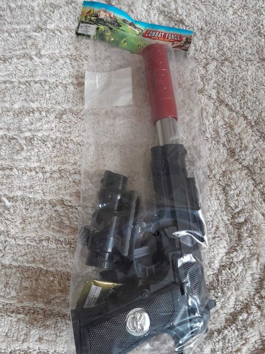 Nowy Pistolet z tłumikiem zabawka Wyprzedaż !! Szybka Wysyłka