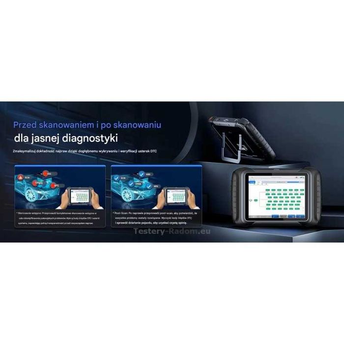 XTOOL D8W Can FD DoIP wifi  język Polski