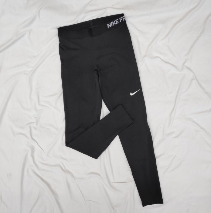 Спортивні лосини з логотипом Nike pro легінси для занять спортом лого