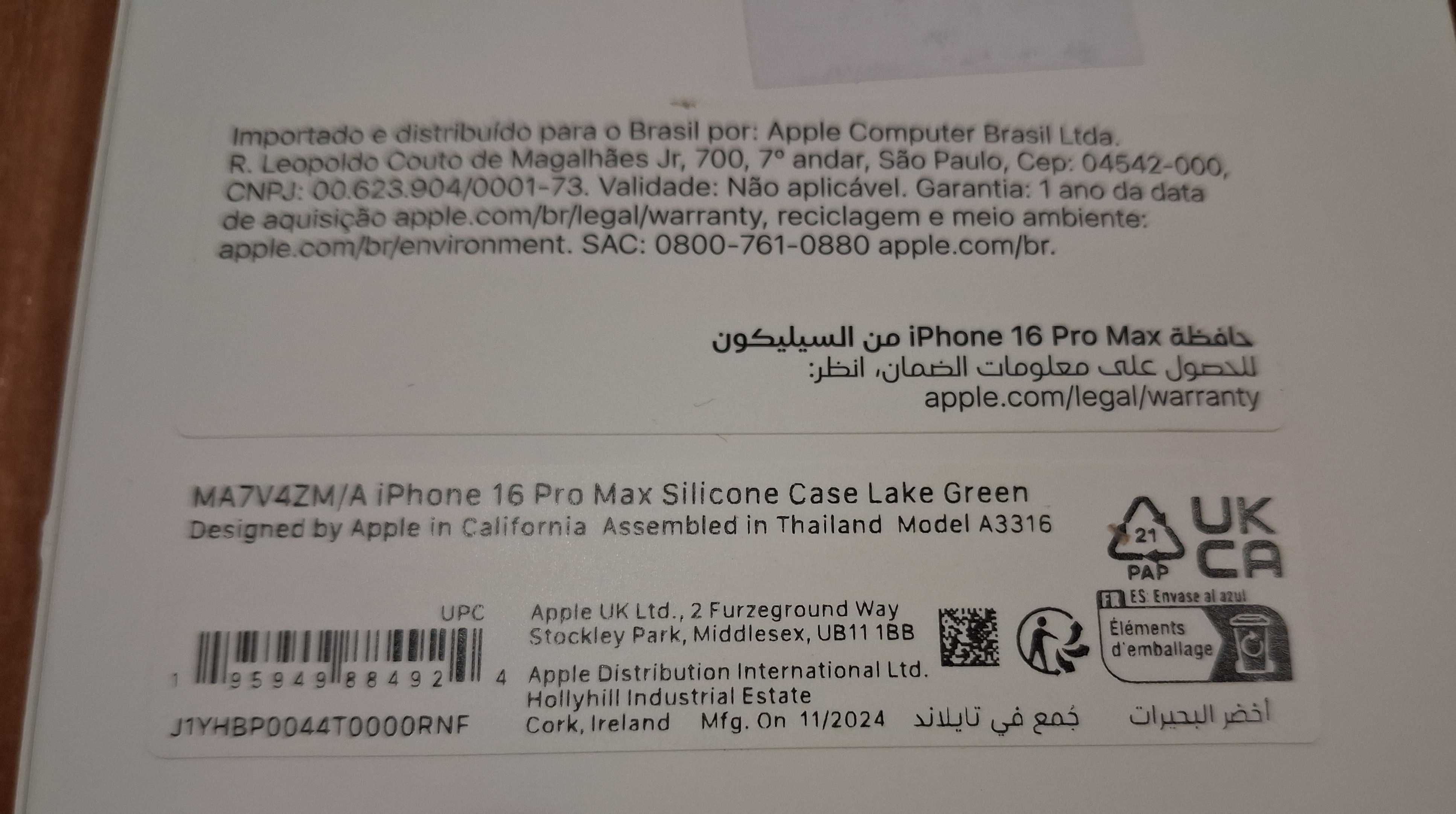 Apple Silikonowe etui z MagSafe iPhone'a 16 Pro Max MA7V4ZM/A