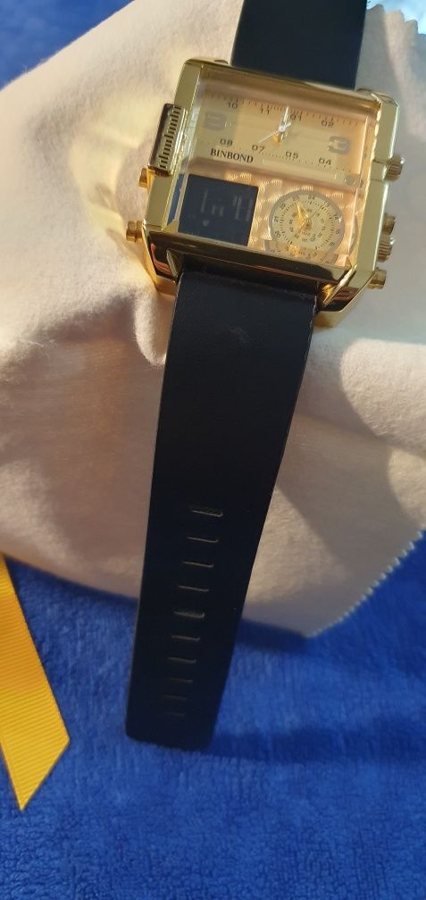 Relógio Masculino - BINBOND - Men's Fashion Large Dial Multi-function