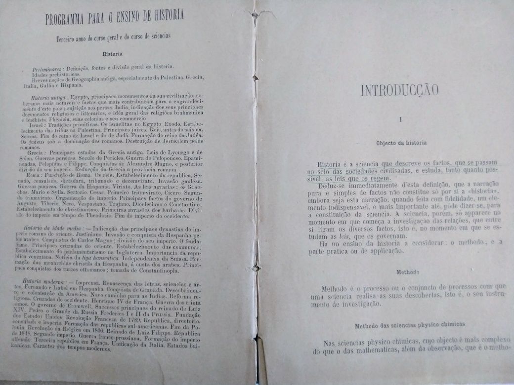 Compêndio de História universal, 1895.