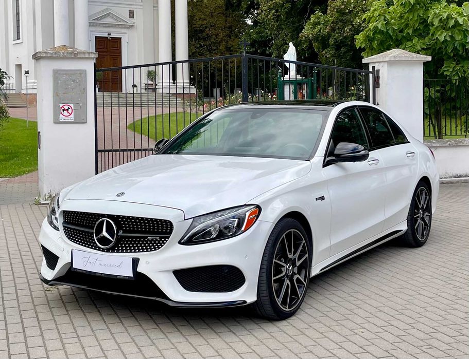 Auto do ślubu Mercedes C43 AMG
