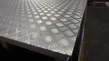 Blacha ryflowana aluminiowa, aluminium 2,0x1250x2500 BYTOM