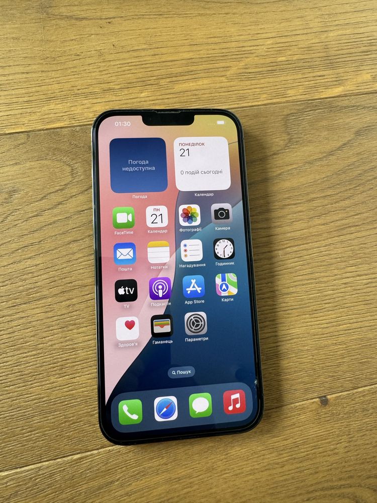 Apple iphone 13 256 gb Неверлок Чорний Midnight айфон