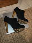 Sapatos Salto Alto Bliali Leopardo Tamanho 39