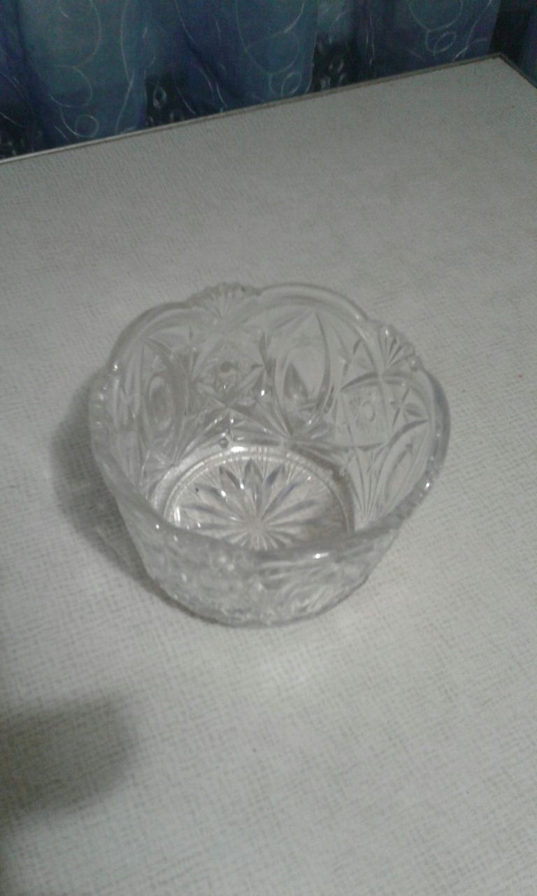 Хрустальная ваза, конфетница
