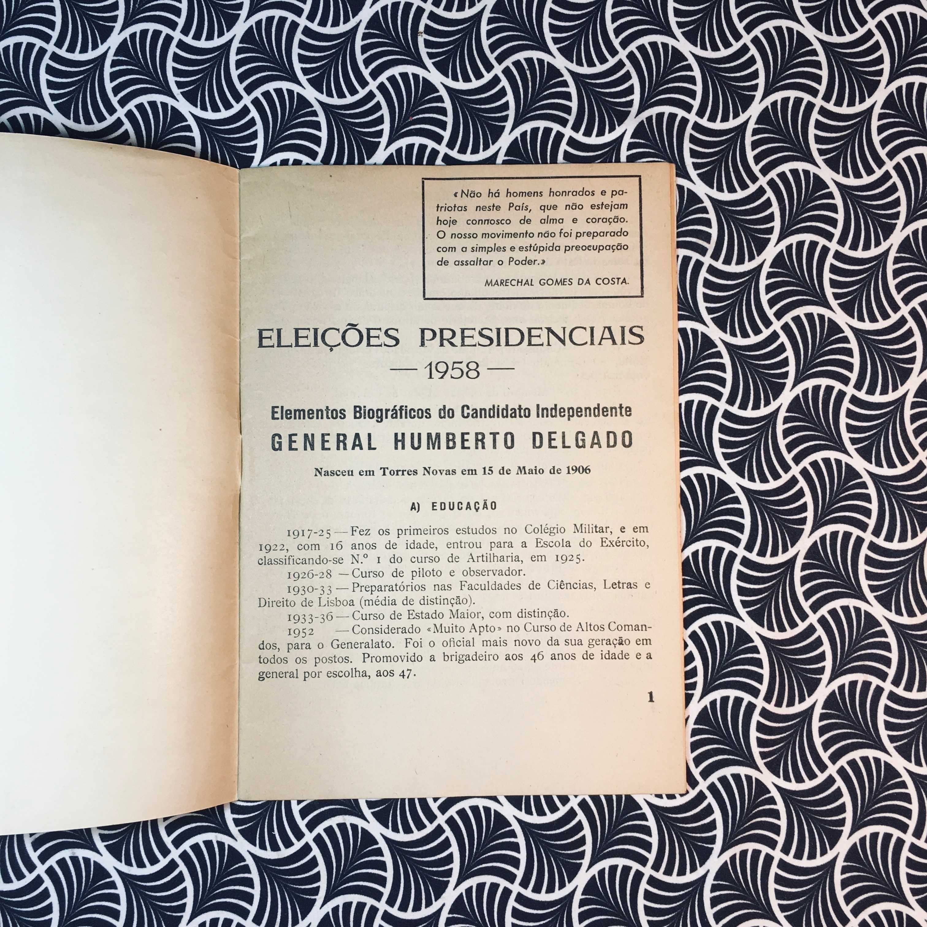 Proclamação do General Humberto Delgado... 1958