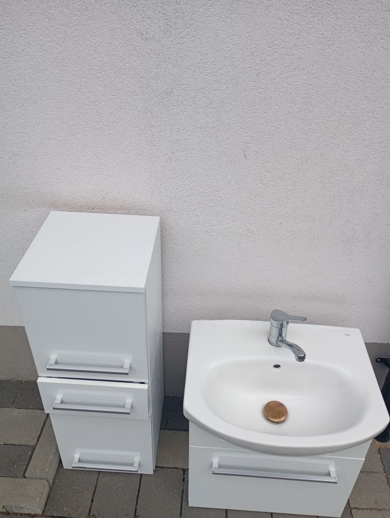 Umywalka z szafką zlew szafka wisząca bateria