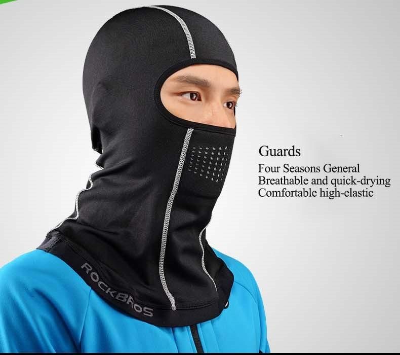 ФИРМЕННАЯ балаклава ROCKBROS LF7124 флис баф лыжная лайкра спандекс