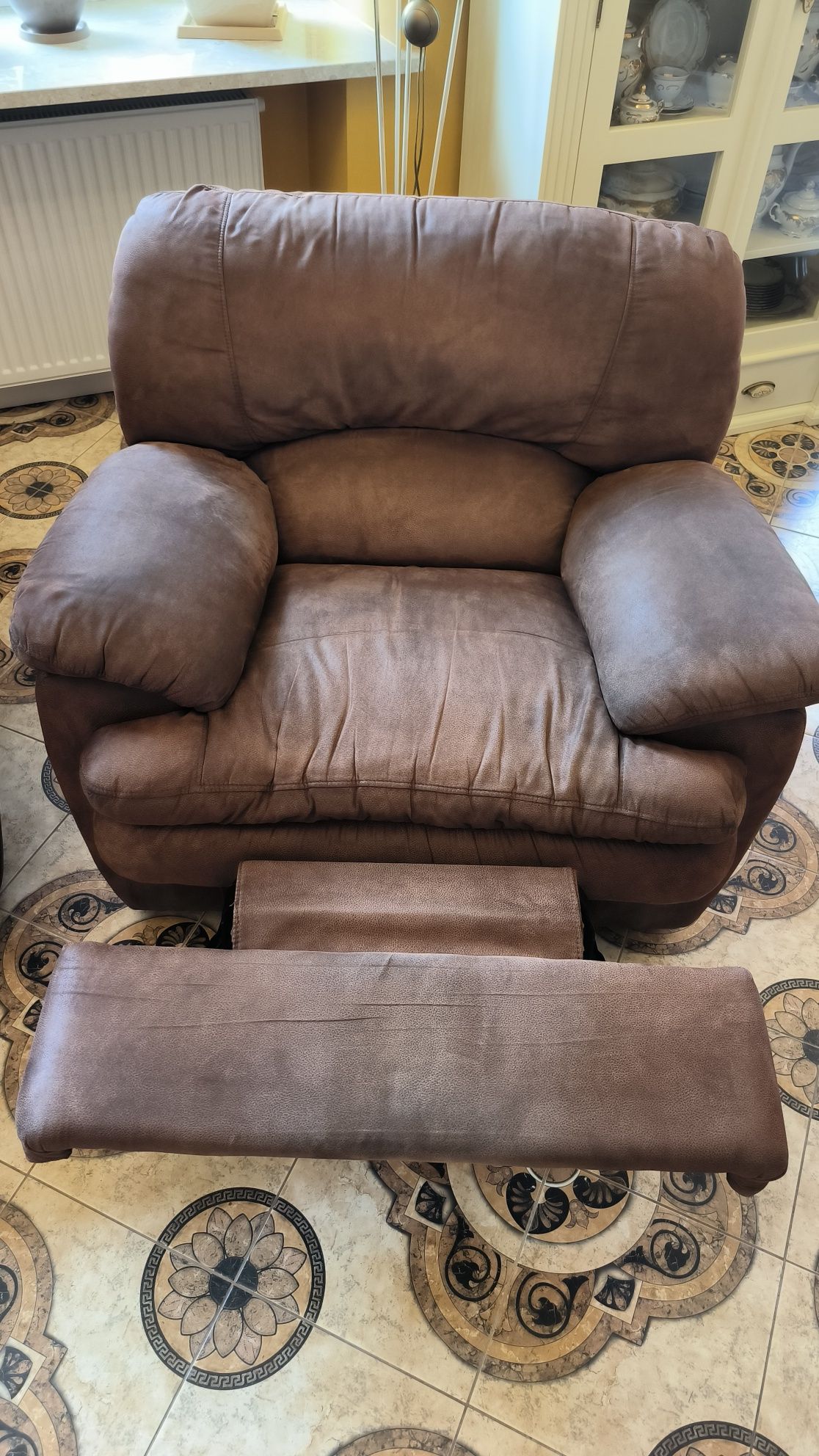 Zestaw wypoczynkowy 3+1, sofa i fotel Cheers z funkcją relax