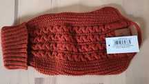 Sweter golf dla psa Chaba miedziany S 26cm