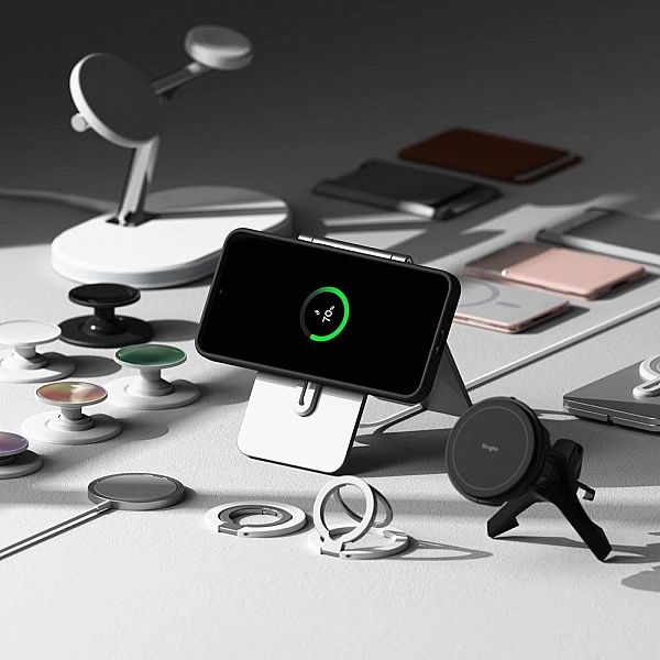 Ringke Silicone Magnetic Magsafe Galaxy S25+ Plus Black