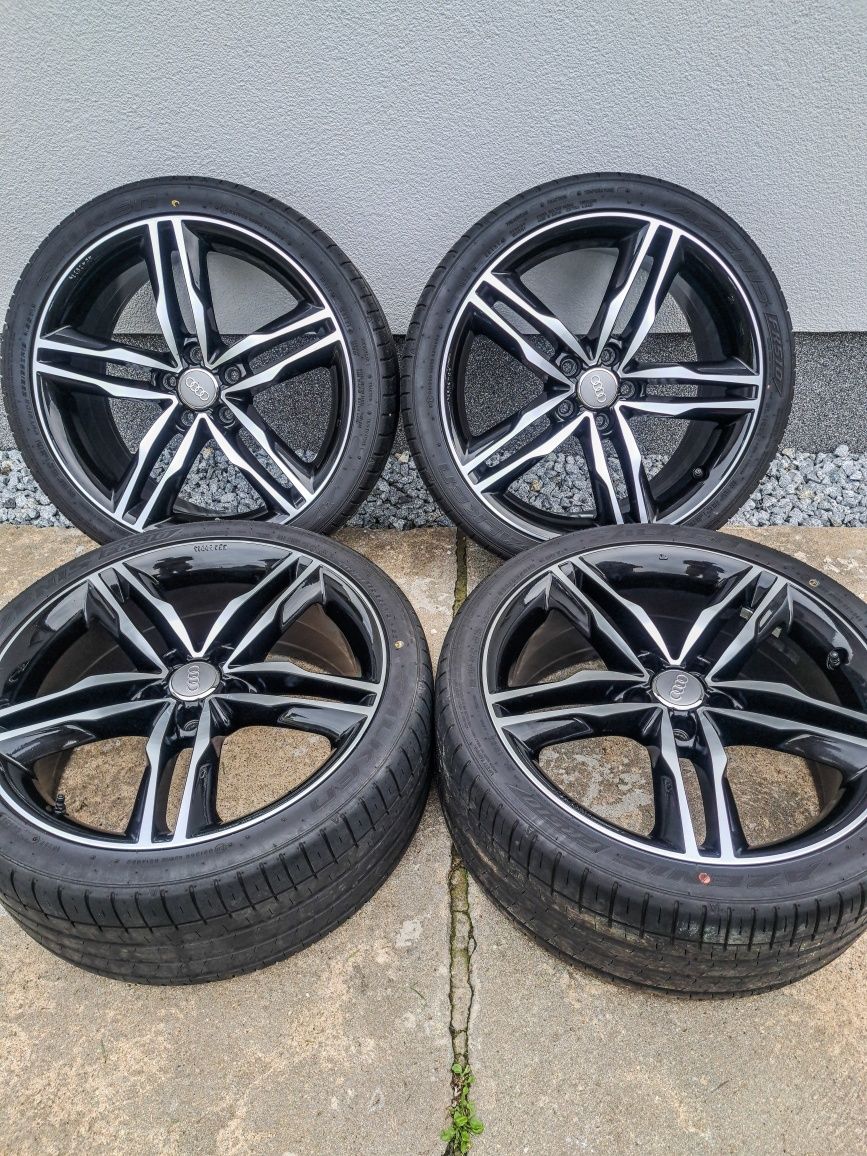 Felgi koła Audi  5x112 19 cali et45 z oponami letnimi