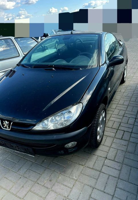 Peugeot 206cc 1.6benzyna 2002rok z Niemiec