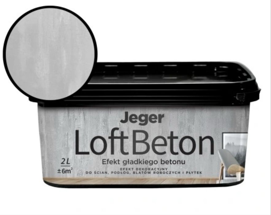 Jeger loft beton kolor nr 1. Efekt dekoracyjny