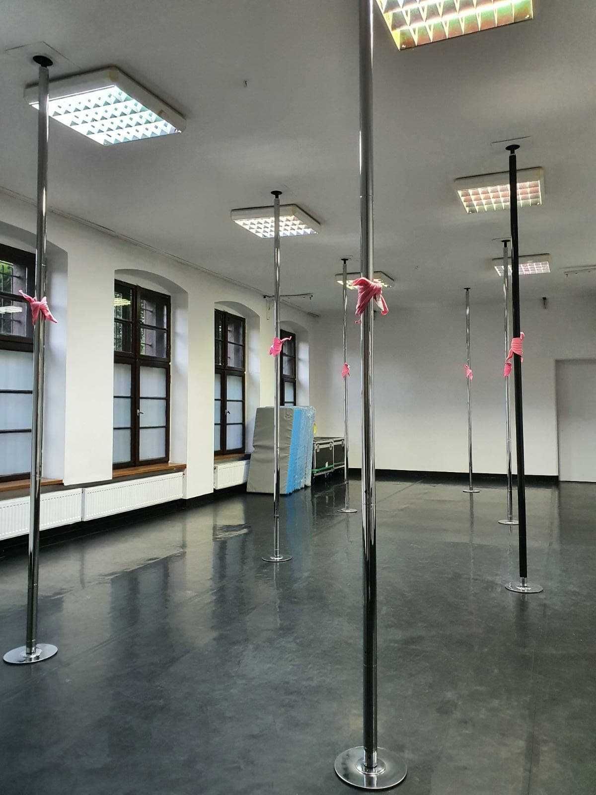 Rura pole dance obrotowo statyczna, chromowana, wysyłka od razu