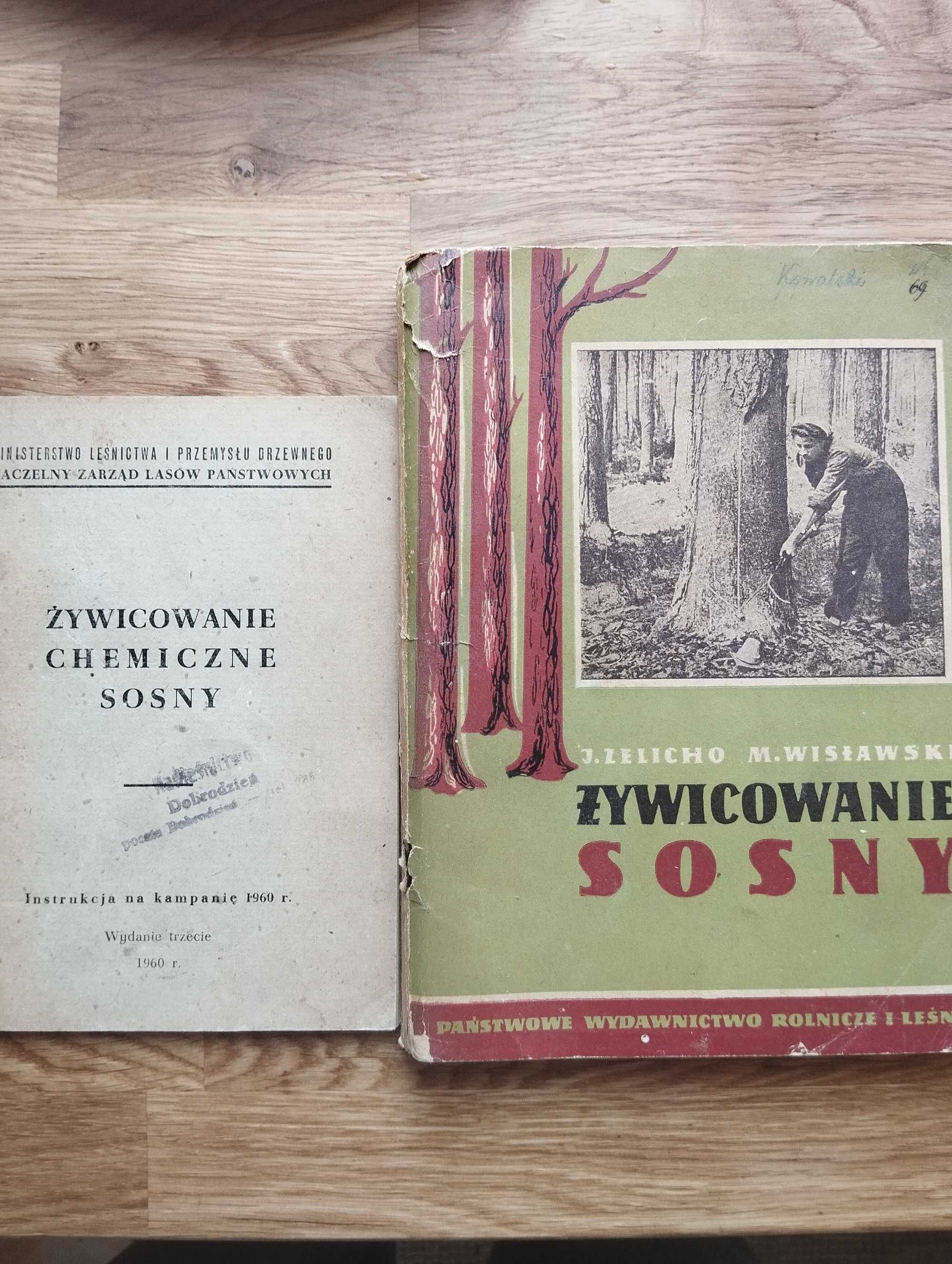 Książka Żywicowanie sosny dwie książki