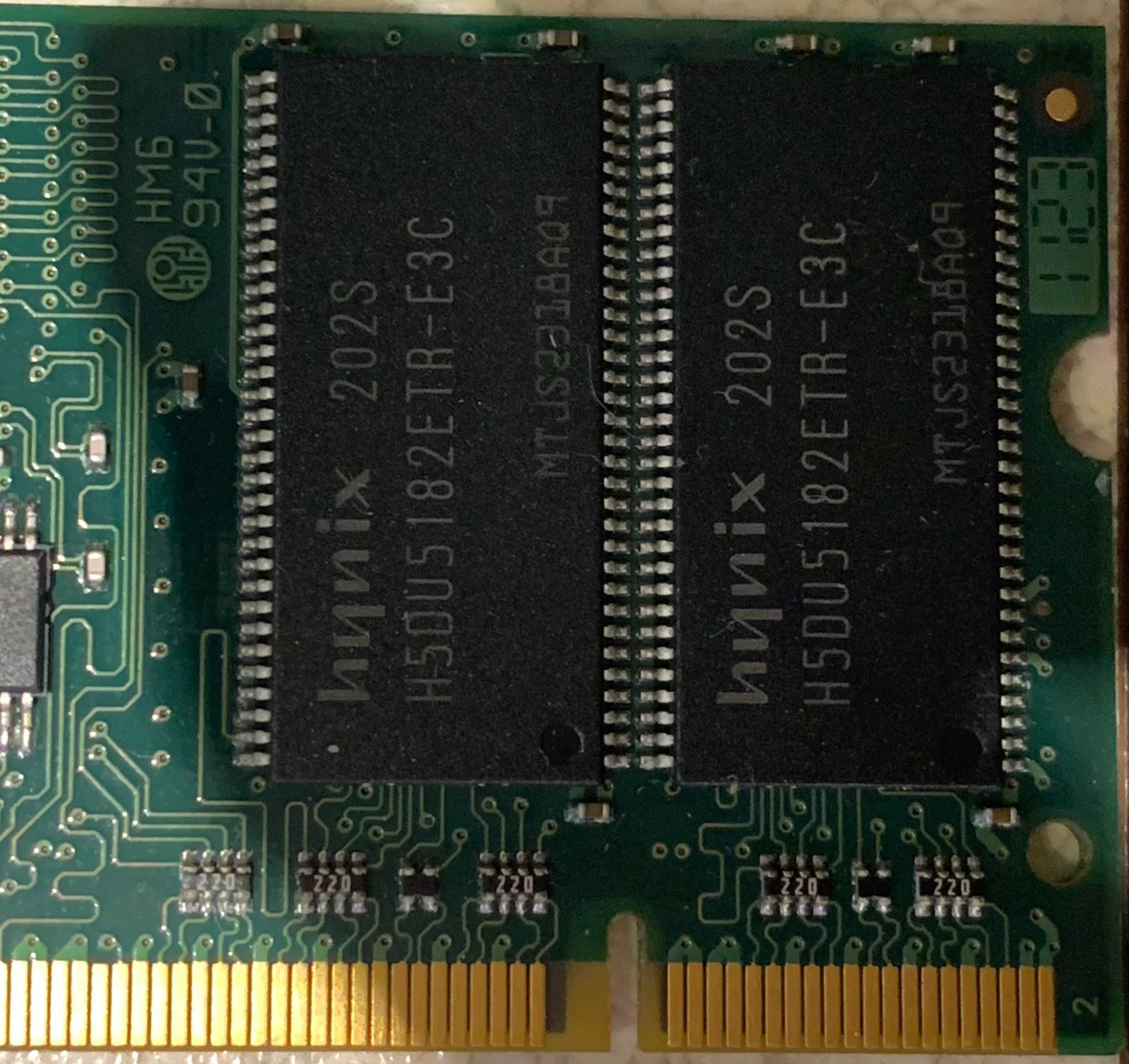 RAM Unigen 512MB DDR400 ECC SO-DIMM 200PIN