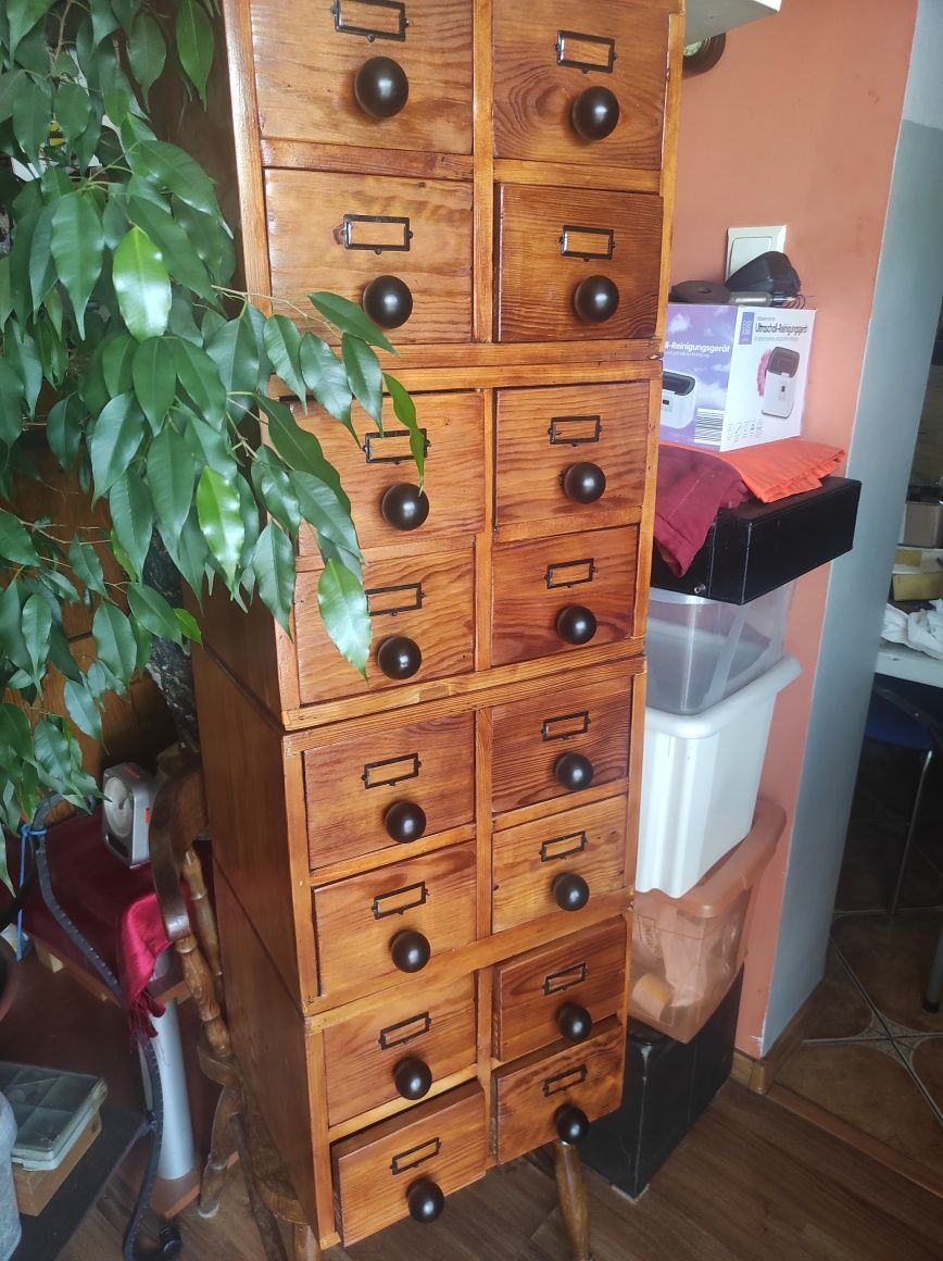 Szafki biblioteczne loft PRL 1961 rok