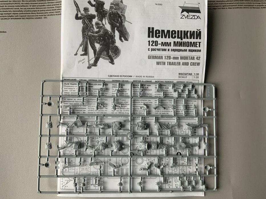 Zestaw figurek w ramkach skala 1/35