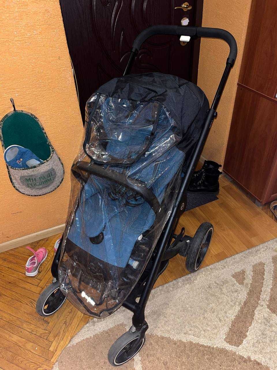 Прогулянкова коляска Cybex Balios S lux + дощовик + зимові рукавички