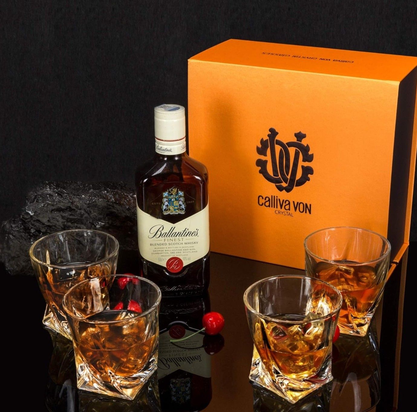 Szklanki do whisky KCALLIVA VON zestaw NOWY.