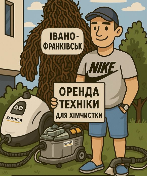 Оренда, Karcher 499грн/доба(миючий пилосос,пароочисник)