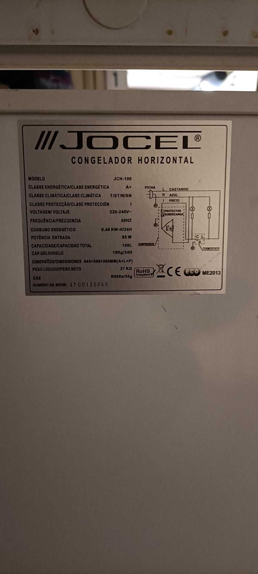 Vendo arca congeladora horizontal Jocel 85x55cm