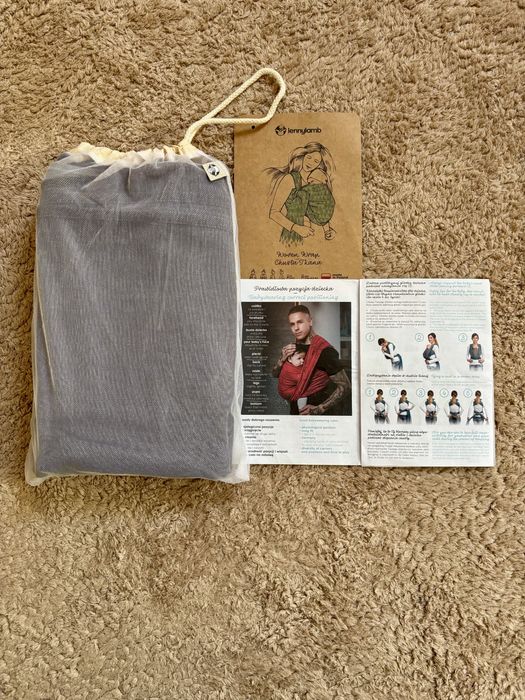 Zestaw dla pary - Dwie Chusty LennyLamb Storchenwiege GRATIS