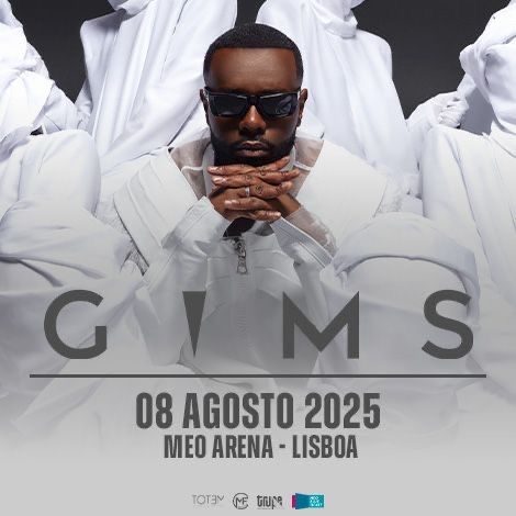 Bilhetes concerto Gims - 08 de ago MEO Arena
