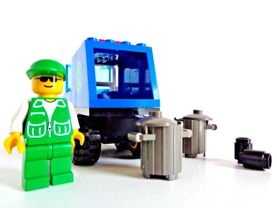 LEGO 6564 System CITY Śmieciarka Śmieciarka 1 Minifigurki 1997