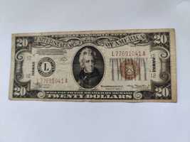 Banknot 20 $ Hawaii 1934 A nr L 77... A