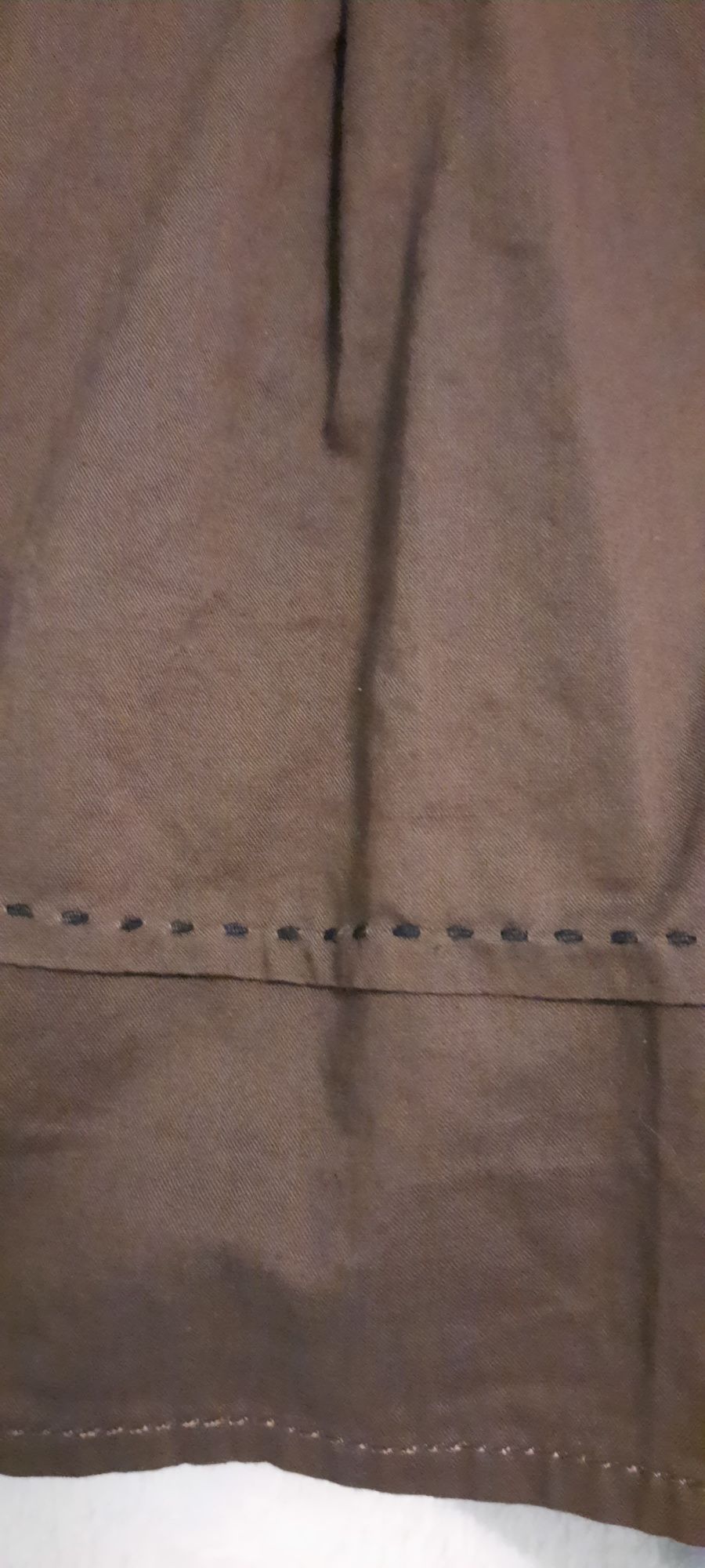 Brązowa rozkloszowana bawełniana spódnica reserved 38