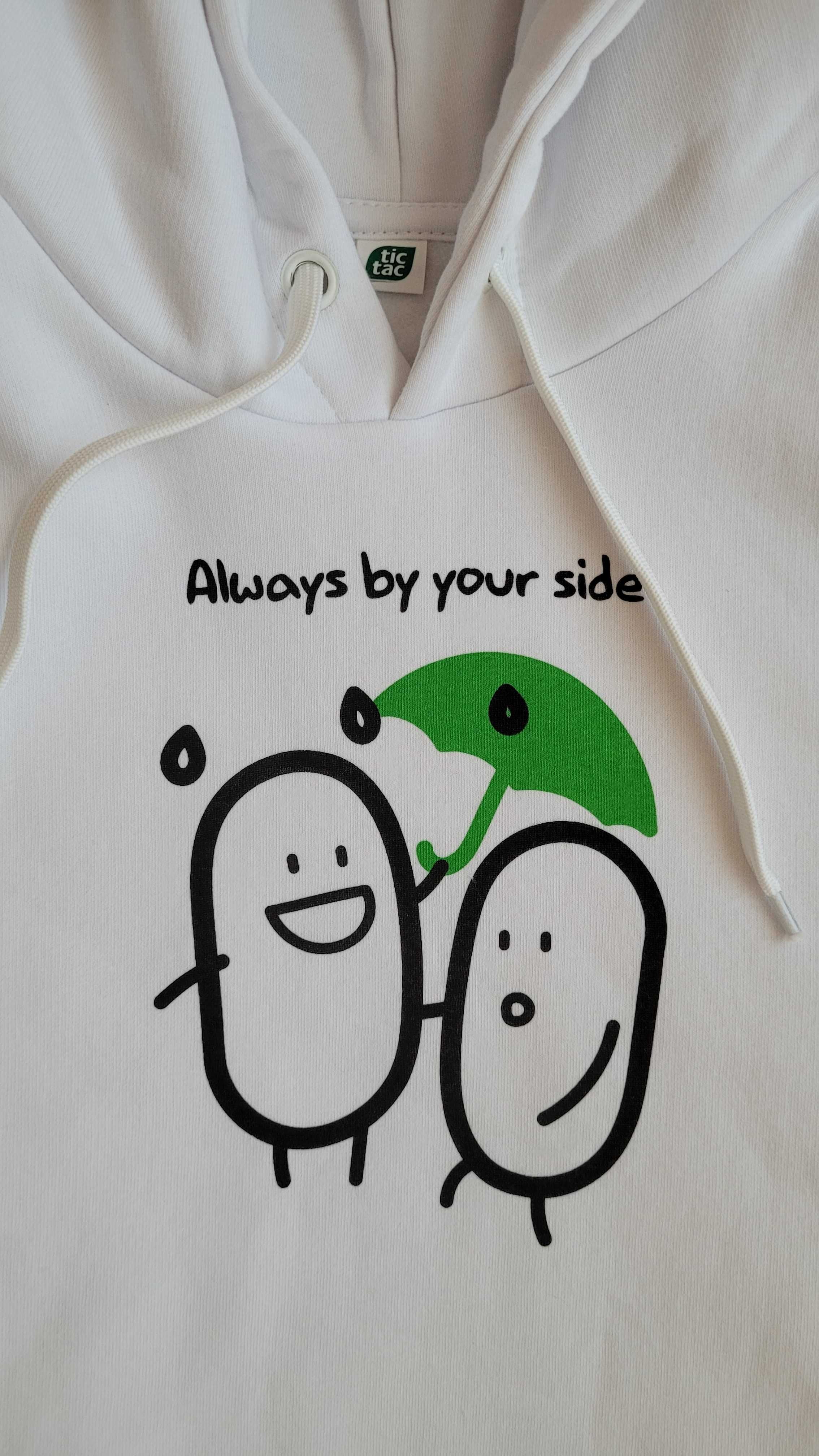 Bluza Tic Tac biała nowa rozmiar S, wersja Always by your side