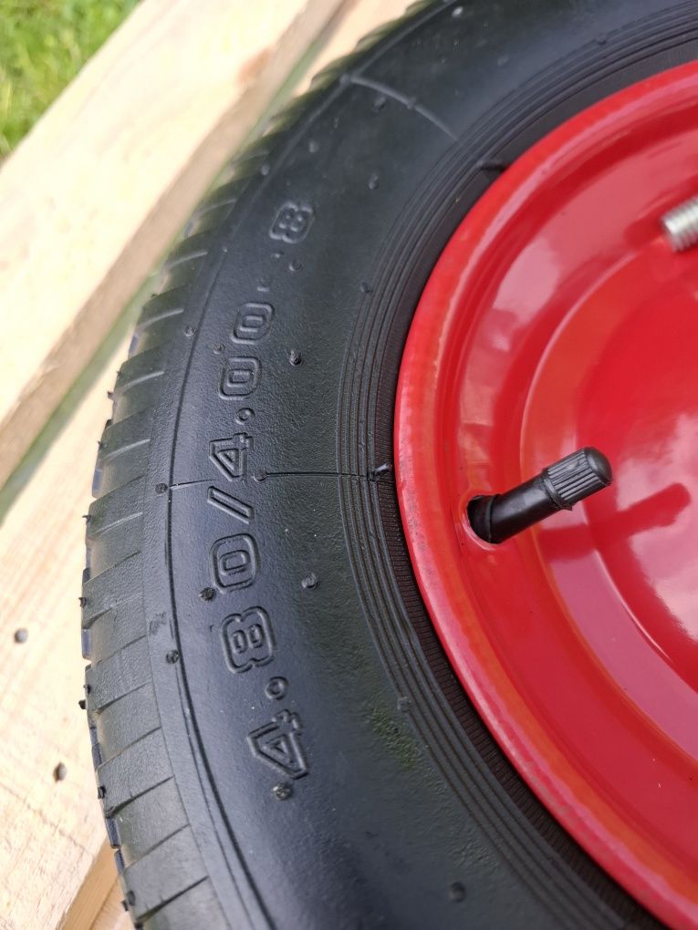 Nowe koło do taczki 4.80/4.00-8 + łożyska i oś
