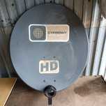 Talerz satelitarny cyfrowy Polsat z uchwytem 60 cm