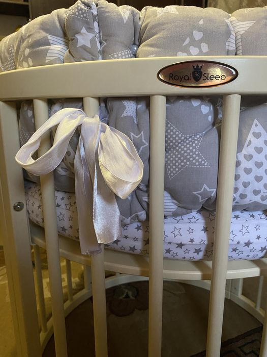 Дитяча кроватка 7/1 з матрацом