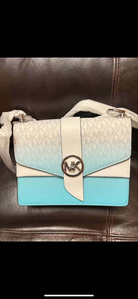 Оригінальна жіноча шкірна сумка Michel Kors (20*7*15)