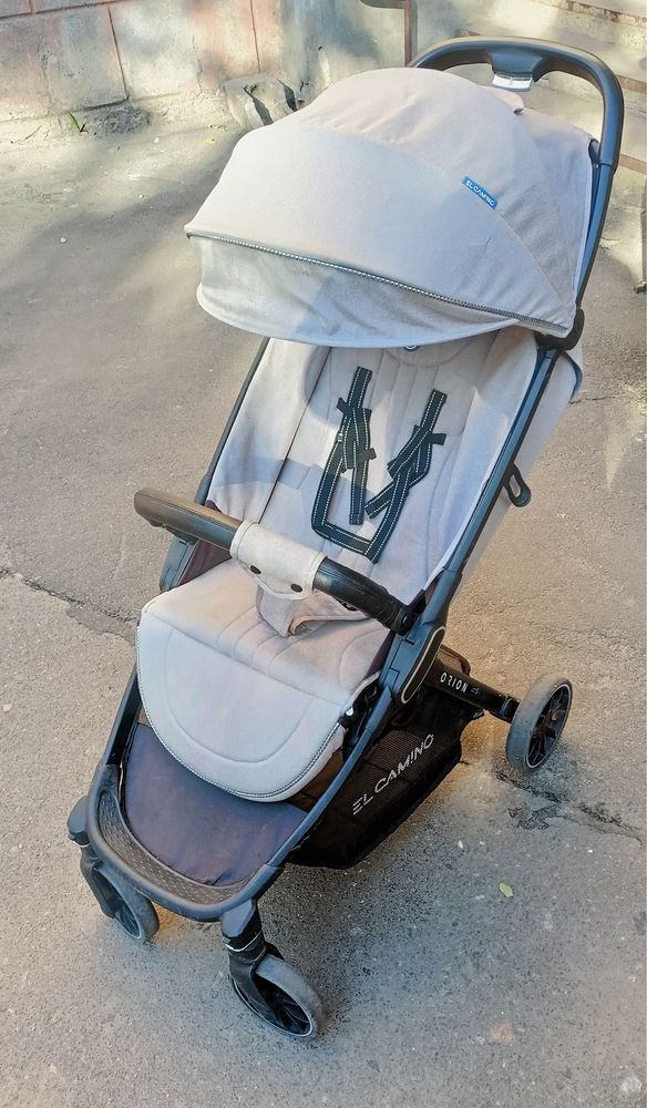 Прогулянкова коляска El Camino ME 1084 Orion Silver, сірий