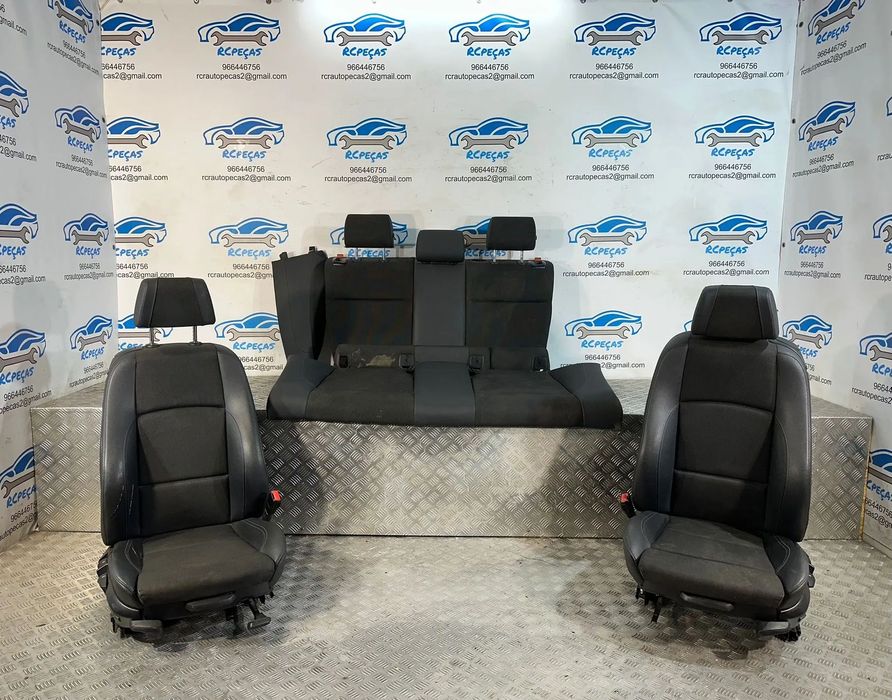 Conjunto Bancos Originais Pack M Pele Tecido BMW Serie 1 E81 3 Portas 2004 - 2012