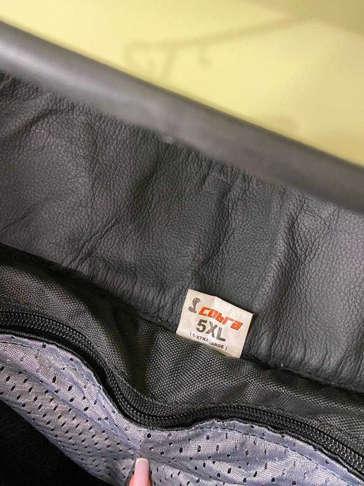 Мотоштани Cobra (Norw) - Шкіра + Вогнетривкий текстиль. Великий розмір