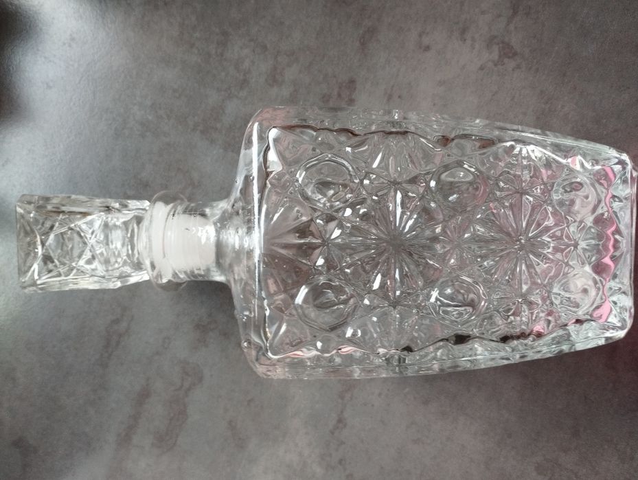 Komplet karafka i szklanki do whiskey. Włoski zestaw. Nowe.