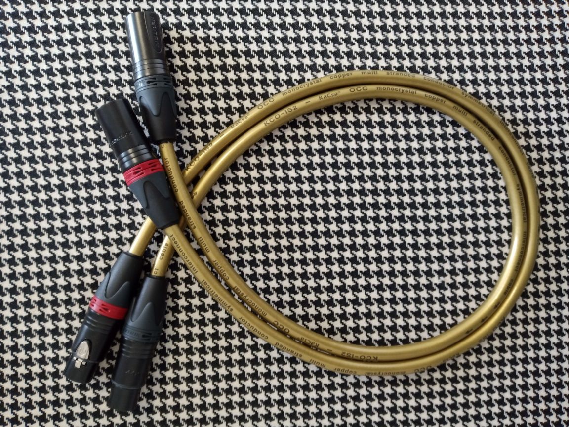 Interkonekt XLR 2x75cm KaCsa KCO-IS2 UP-OCC